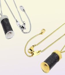 Продажа Ожерелье с флаконом духов Высочайшее качество Ожерелье для пары 2 цвета Золотое длинное ожерелье Поставка модных ювелирных изделий Whole54440792256043