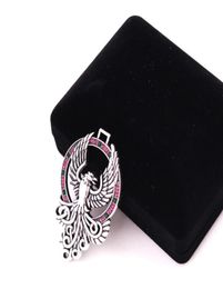 Vendre Phoenix Rising Charm Pendant Anquite Silver Majestic Solar Fire Bird Amulet Jewelry Drop 38681109951098