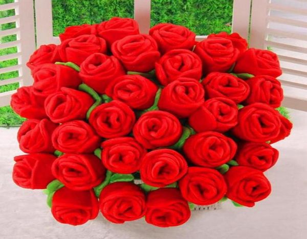 Venta de felpa Flower Artificial Rose Toy de peluche Cartoon Flores falsas Cortina Fiesta Decoración del hogar de la boda5666549