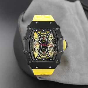 Venta de reloj de cuarzo para hombre, reloj de pulsera deportivo informal, relojes para hombre, cronógrafo de moda de lujo de primeras marcas Silicone311P