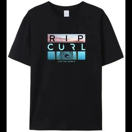 Vente RIP Live The Search Beauty Curl Men T-shirt Summer Quality Amazing Quality 100% Cotton White Top Tees Male T-shirt 240523