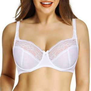 Vente de soutiens-gorge Sexy en dentelle pour femmes Lingerie Sexy broderie Bralette fil os A B C D E F G 75 80 85 90 95 100 105 210728