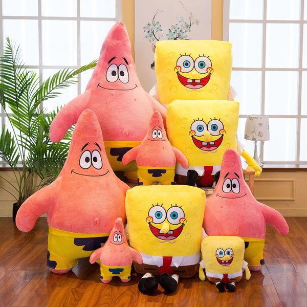 Vendre le nouveau Starfish Sponge Doll Toys Toys Plux Throw Oread Oreiller pour des amis