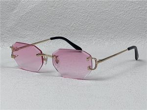 Vendre des lunettes de soleil vintage Lunettes de cite de diamant sans cadre irrégulières.