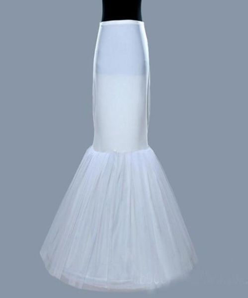 Vente d'accessoires de mariage 2017 jupon de mariée de mariage sous-jupe Crinoline blanc ivoire jupons de sirène en couches pas cher P1103432