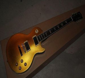 Vendre entier 2014 Nouveau style Gold Burst Black Back Slash Model OEM Guitare électrique en stock2132317