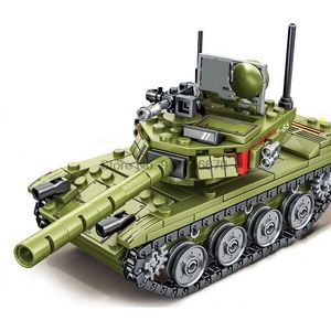 SEMBO serie militar recargado tipo 85 tanque de batalla principal modelo bloques de construcción Diy montar ladrillos juguetes educativos para niños X0902