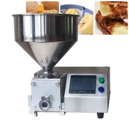Máquina semiautomática de llenado de crema de hojaldre para pastelería de pan y magdalenas, inyector de crema de mermelada de frutas para fábrica de panadería