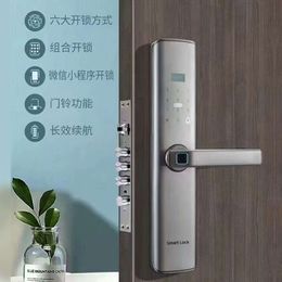 Semi Automatic Intelligent One Grip Fingerprint Anti Theft Deur wachtwoord Lock Electronic Lock voor het betreden van de huishoudelijke deur