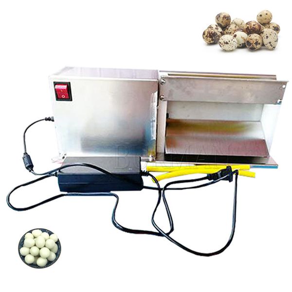 Œufs de caille semi-automatique Peeler Egg Huller Commercial Electric Peelers Peelers Quail Egg Sheller Peeling Machine