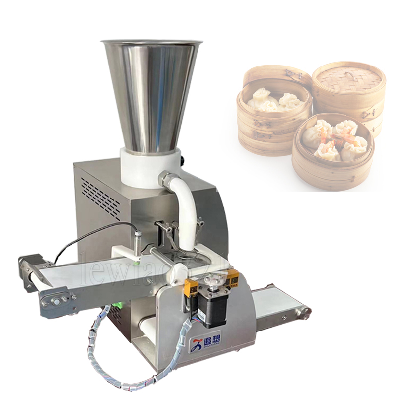Semi-automatisk ångad fylld bun momo gör maskin soppa dumpling xiaolongbao baozi maskin dumpling shaomai maskin