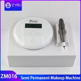 Semi Permanente Make-up Wenkbrauwen Eyeliner Lip-Liner MTS Artmex Machine Derma Pen MTS PMU Systeem Tattoo Machine met 5 Stks Naalden