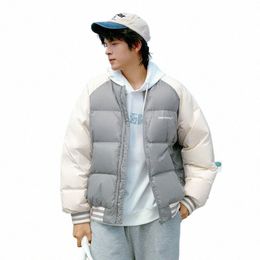 Semir Down Jacket Hommes Oversize College Style Baseball Collier Veste 2022 Hiver Nouveau Sports Raglan Top Coat Z9Ih #