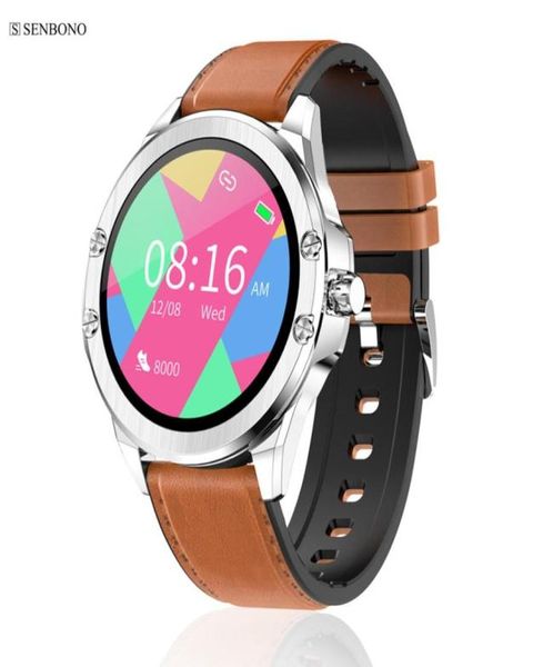 SENBONO S11 2020 Smart Watch Fitness Tracker Salle Carente Monitor Smart Clock Clock Ajouter des faces de montre IP68 imperméable 28069746345748