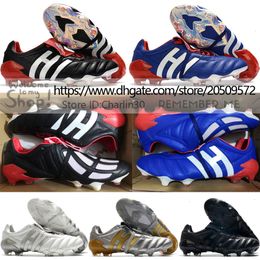 Envíe con bolsas de fútbol de calidad para la bolsa Mania 20 Mutator FG Tengua Plegado zapatos de fútbol retro para hombres