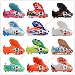 Enviar con bolso buen regalo 2024 Nuevos zapatos de fútbol de diseño Ultra Ultimate FG Football Shoes Neymar Jr. FG Instituto Ultra Gear Up Pursuit Creatividad Fast Creativity tacos