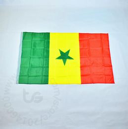Sénégal Sénégalais Banner Flag 90150 cm suspendu le drapeau national Décoration de la maison Sénégal Sénégalais Banner9085326