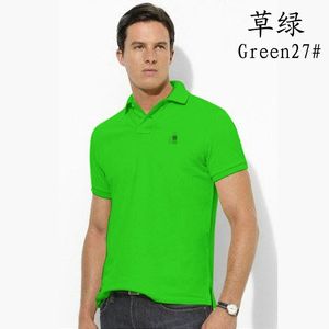 Poloshirt van senior designermerkkleding, hoogwaardig pony-geborduurd logo voor heren, zomer-casual katoenen zakelijk poloshirt met korte mouwen