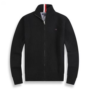 Senior Designer Polo Coole trui Wollen shirt Dikke rits Hoge hals Warme trui Casual gebreid sweatshirt van hoge kwaliteit S-2xl