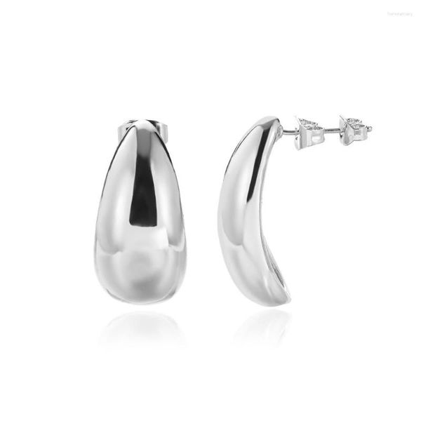 Boucles d'oreilles de pote de créateurs seniors en acier inoxydable Perçage de l'oreille de gouttes pour les femmes Tendance de cadeau de bijoux de la mode