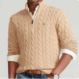 Sweater senior suéter para hombres y mujeres con cuello tejido de moda