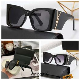 Senior SAINT For LAURENTS Lunettes YSL Surdimensionné Hommes UV Designer Lunettes Lunettes De Soleil Femmes Lettres Polarisées Cadre Nuances Lettre Protection Lunette Soleil FG MT22