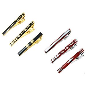 Senior Tie Clip Pure Copper Rvs Plating Clip 10 Stijlen Stropdas Sieraden voor Business Men Das Clip Christmas Gift