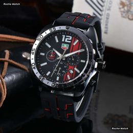 Senna Tag Heure Watch Top Brand Tag F1 Racing Series Luxury Mens Watch Sports Silicone Riem Super Luminous Tag Watch Automatic Designer Watch 724