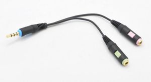 Câbles audio Connecteurs Adaptateur audio combiné Sennheiser (double 3,5 mm femelle / 3,5 mm mâle) - (504518)