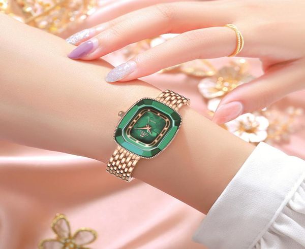 Seno Brand CWP Observe la excepcional alta definición de la mujer Bright Watches Watch Watch Band Mineral Hardlex Glass Wristwa1314400