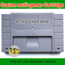 SENS Mutil-Games Cartridge voor SNES-conosle Kan uw bestelling mixen Gratis verzending via DHL Batterij Bespaar US/CAV-versie