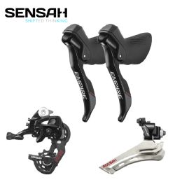 Sensah Empire 2x11 Speed 22S Road Groupset 6 Kits R / L Shifter + Rd Derilleurs + Cassette / Chaines Aluminium 2x11v Empire Road Bike