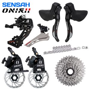 Sensah Empire Pro 2x12 Speed Road Bike Groupset 12V Shifter Derailleurs Cassette voor Bicycle 105 5800 R7000 Ultegra UT Bike Part