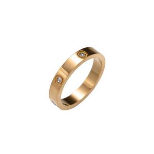 Sense Promise Design of Love Ring le simple couple anneau et non perdre la bague Fermée avec des bagues d'origine fermées