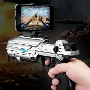 Détection somatosensorielle tir AR jeu pistolet faux PS5 jeu pistolet Smartphone Bluetooth VR contrôleur de jeu AR manger pistolet jouets enfant pistolet accessoire tactique cadeaux de noël