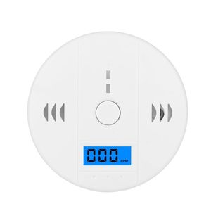 Sensitive Home CO2 Sensor Detector Wireless CO Carbon Monoxide Poisoning Smoke Gas Sensor Warning Alarm Detector LCD Indicator