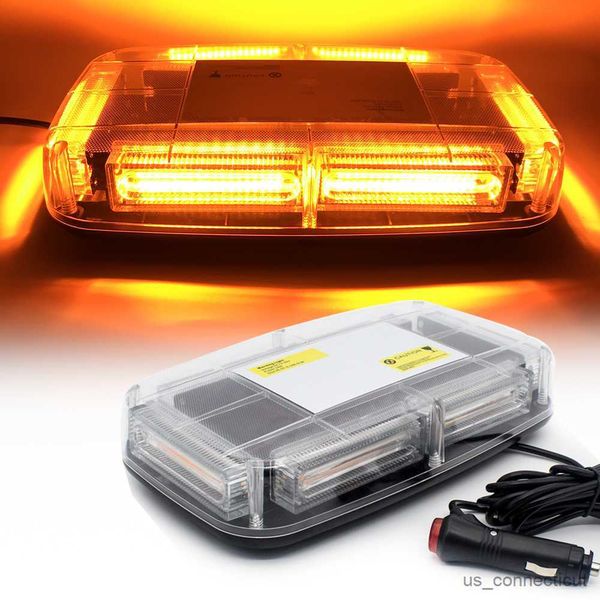 Luces del sensor LED Luz de advertencia del automóvil Techo del vehículo Intermitente Beacon flash Señal de emergencia Lámpara 12 / 24V R230606