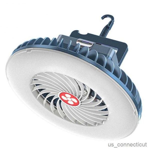 Luces de sensor LED Ventilador portátil Luz de tienda Luz de camping Lámpara de tienda colgante al aire libre Linterna Luces nocturnas de emergencia recargables R230606