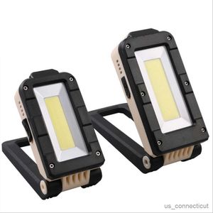 Sensor Lights LED Work Light USB Rechargeable Portable Flashlight Camping Light Outdoor Spotlight Work Lamp with Magnet R230606