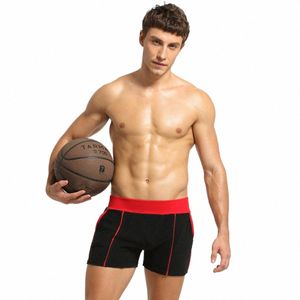 Seobean Hommes Gym Running Shorts d'entraînement Lounge Sous-vêtements évacuant l'humidité Cott Blend Sous-vêtements Odeur-Ctrol Sexy Boxer m5gf #