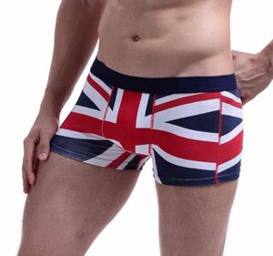 SEOBEAN MENS UK FLAG Cotton Underwear Boxers Man Intime Boxer British Style Pyjama Shorts Jockstrap Lingerie Homme8676325