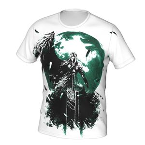 Sephiroth VII t-shirt nuage cool homme jeu aile moitié Vintage t-shirts manches courtes graphique t-shirt t-shirts 220622