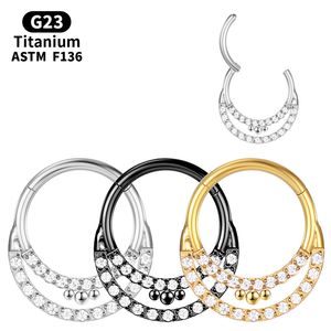 Septum Industriële piercings titanium bar tragus sexy G23 kraakbeen neu ring oor helix oorbellen bal clicker unisex body sieraden