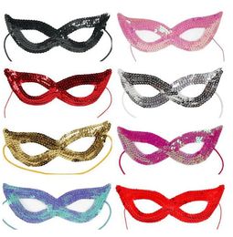 Masque pour les yeux de fête de chat à paillettes pour femmes et filles, masques de carnaval vénitien, masques de bal de fête de noël et d'halloween