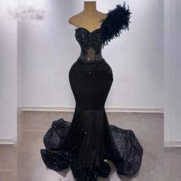 Robe De bal à paillettes scintillantes, style sirène, tenue De soirée pour filles noires, dos nu, pour femmes africaines, 2024
