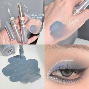 Pailletten Vloeibare Oogschaduw Glitter Diamond Eye Shadow Stick Glanzende Dubbele Kop Blauw Roze Ogen Contour Makeup Tools Koreaanse Comestic