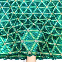 Pailletten netto kant stof 2021 Hoge kwaliteit Afrikaanse Nigeriaanse Franse nieuwe tule mesh bruiloft stoffen veters materiaal voor jurk doek