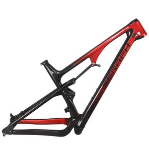 Pintura personalizada de la marca Seraph 27.5er y 29er boost Marco MTB BB92 Suspensión completa 148X12MM Marco XC FM038