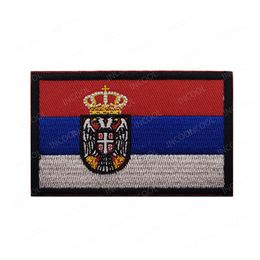 Flag serbe Ir multicam Patches réfléchissantes