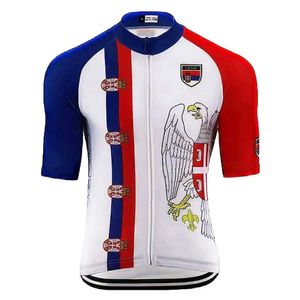 Serbie Men Cycling Jersey 2024 MTB Maillot Bike Shirt Downhill Jersey High Quality Pro Team Tricota Mountain Bicycle Clothing